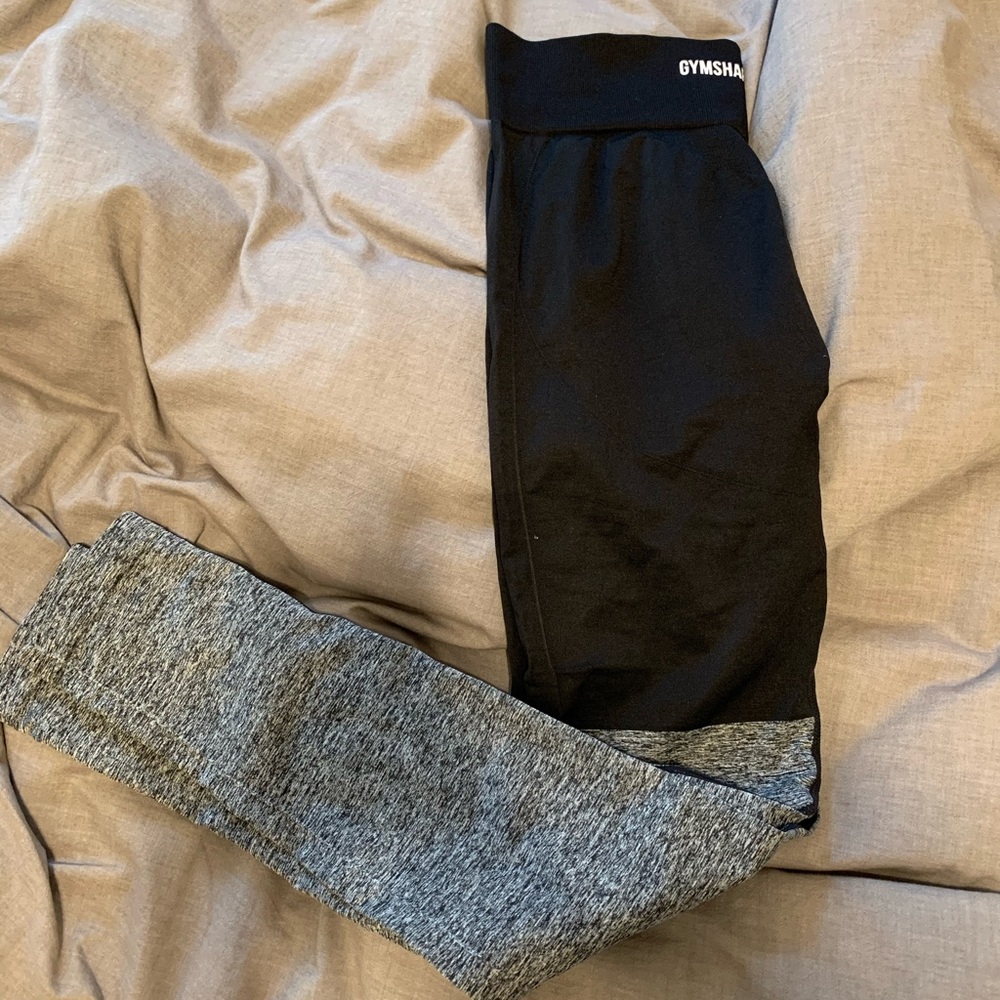 Gymshark two tone seamless leggings